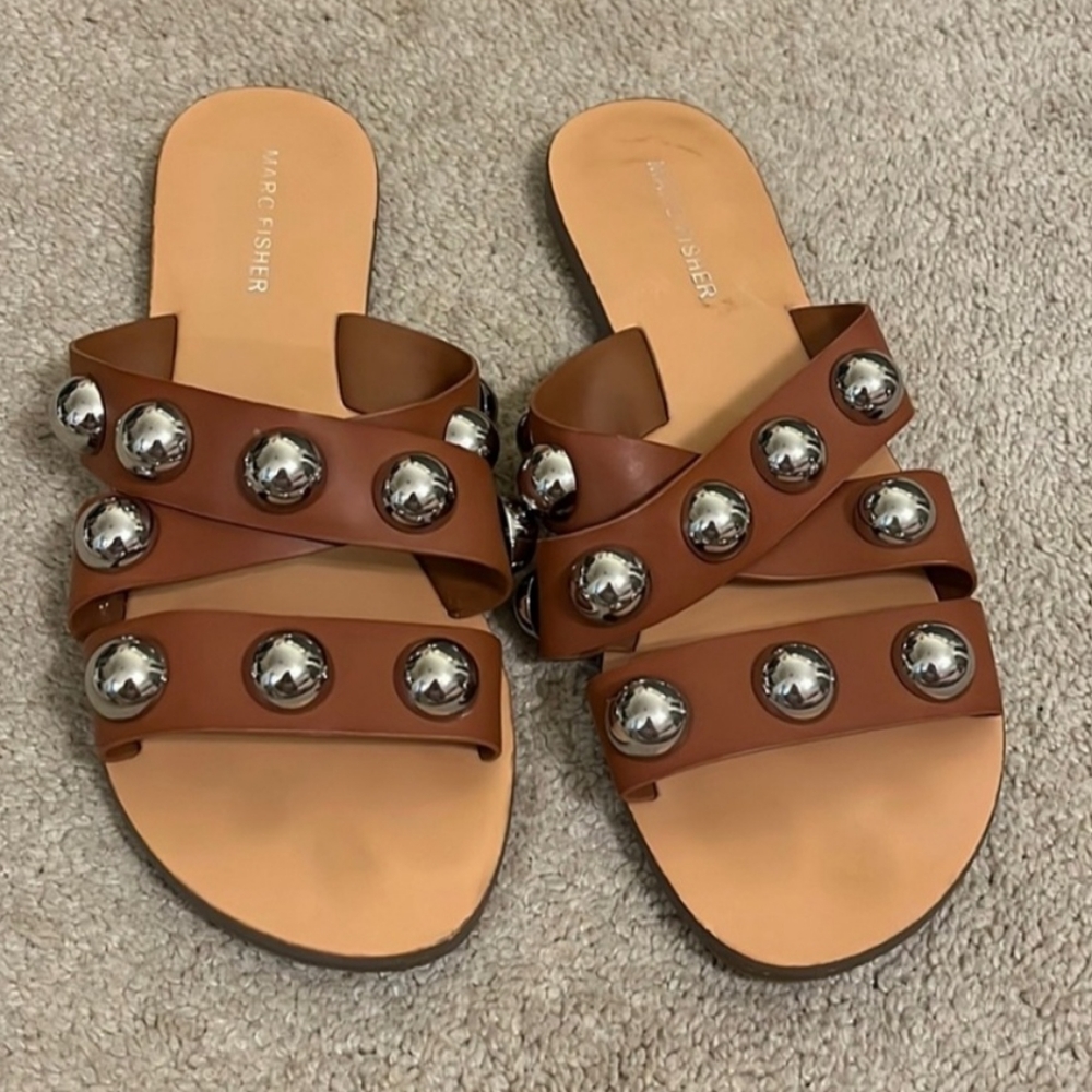 Marc Fisher Bryte2 Studded Slides